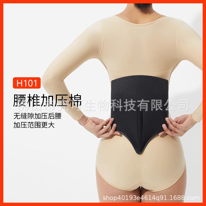 Post-abdominoplasty compression garment abdominal support pad postpartum recovery body shaping compression pad