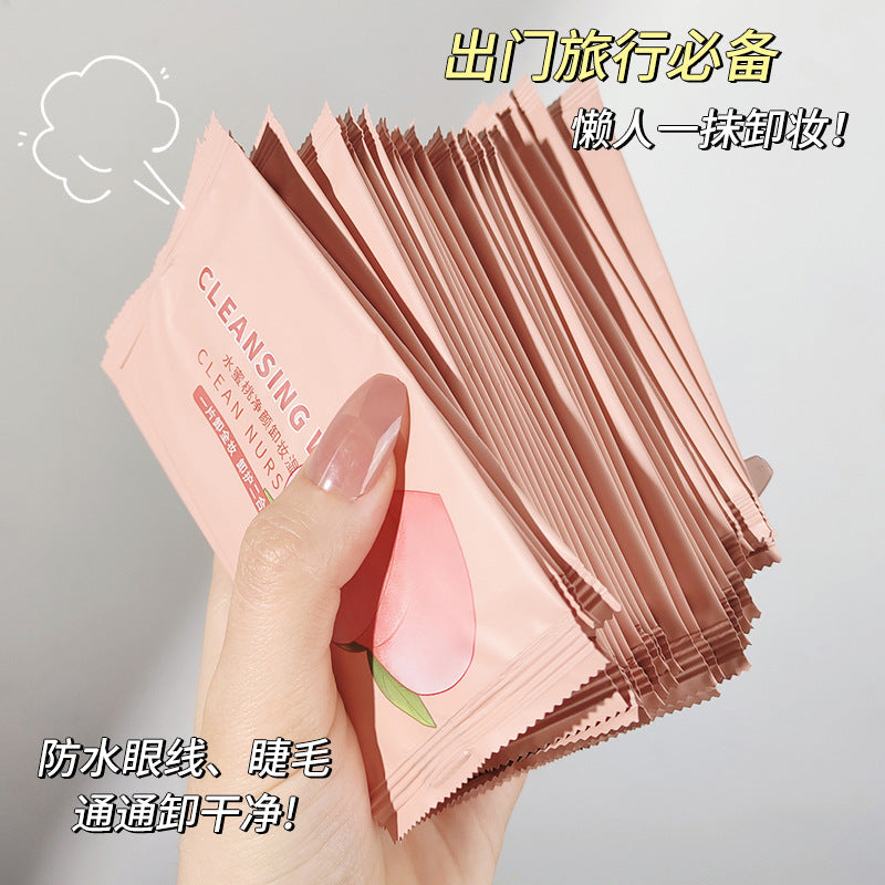 Colorful fenling makeup remover wipes boxed disposable makeup remover cotton pads facial gentle cleansing makeup remover wipes oem processing