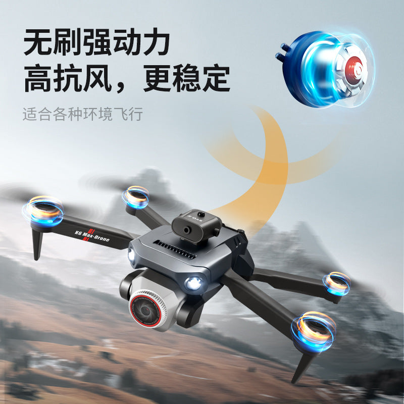 K6 max drone with screen remote control - professional aerial photography, long endurance, brushless motor aircraft, remote control airplane toy