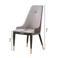 Modern minimalist dining chair italian light luxury chair negotiation backrest chair stool hotel home restaurant conference leisure chair