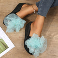 plus sizenew arrival sandals and slippers for women summer one-piece slippers with large flowers casualoutwear beach shoes for women flats slippers