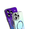 Suitable for iphone16promax gradient glass magnetic mate70 mobile phone case apple 15 lens film all-inclusive