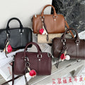 Genuine leather pillow bag women's 2024 new top layer vegetable tanned cowhide fashioneasiest for match soft leather satchel women's bag crossbody bag