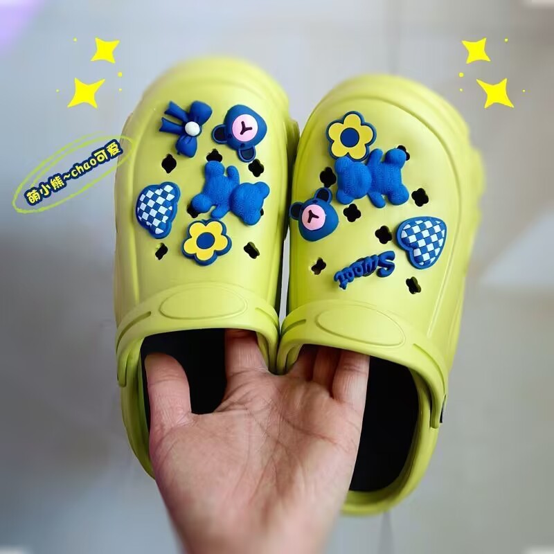 Women's clogs eva outdoor wearable thick sole non-slip 2025 new beach closed-toe sandals and slippers - summer collection