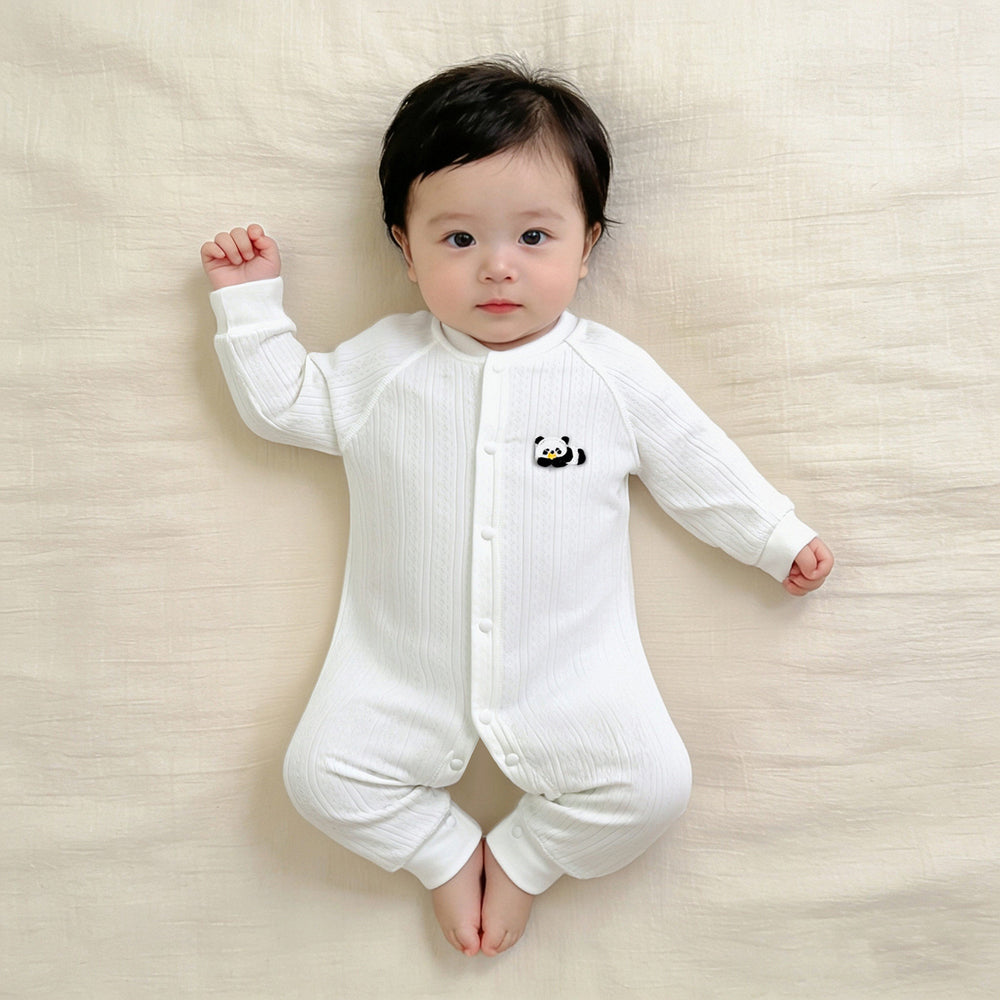 Newborn baby romper, 100% cotton long-sleeve sleepsuit, spring/autumn style, newborn 0-2 years old baby summer onesie, crawling suit