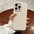 Suitable for apple 16promax leather texture simple pure color mobile phone case iphone11/13 anti-fall tpu protective cover