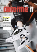 Putian men's shoes autumn winter 2023 new high-top sneakers men's athletic casual running shoes men's dad shoes trendy sneakers
