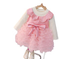 Girls' princess dress - autumn collection : new stylish children's dresses for baby girls, elegant spring/autumn fashion dresses