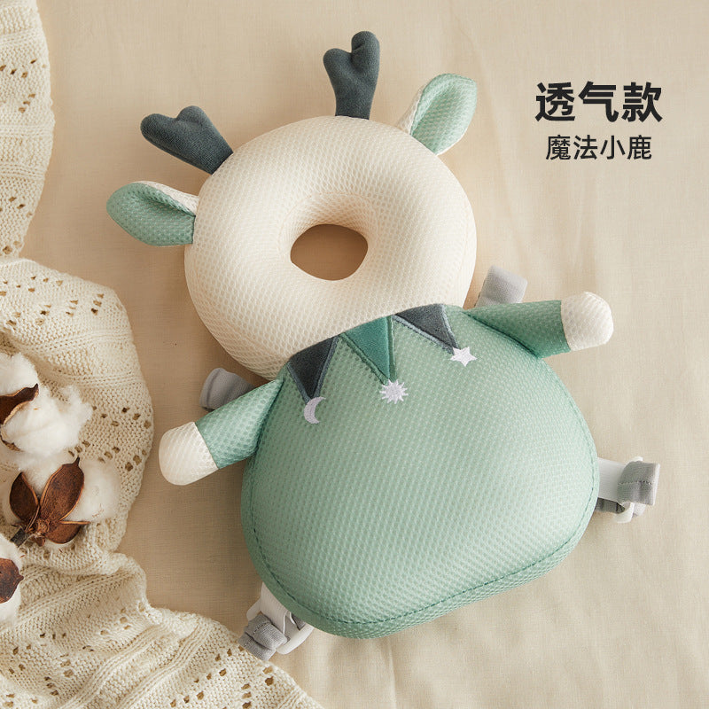 Baby head protection hat - anti-fall safety pillow for babies learning to walk - four-season breathable protective pad
