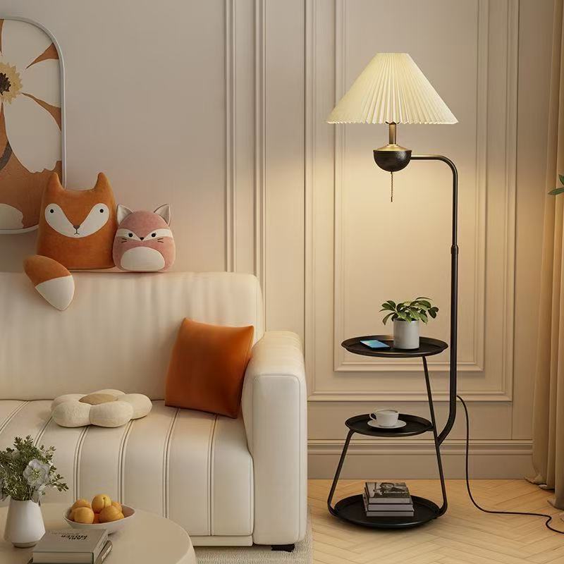 American new arrival floor lamp living room sofa next to a few decorative ornaments retro bedroom bedside table all-in-one table lamp