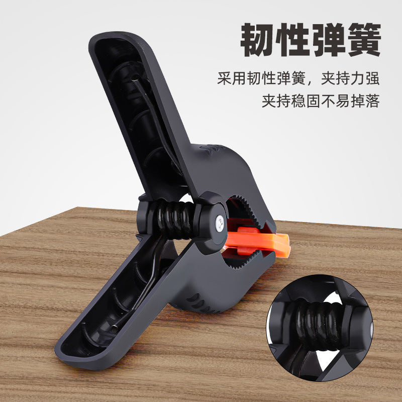 Tuosen 2 inch 9 inch woodworking clip A type wooden board fixed quick spring clamp photography clip woodworking A word clip