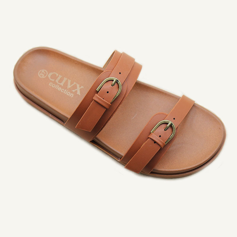 Factory wholesale new direct sales African women's shoes casual flat sandals thick sole word with cool slippers Slippers