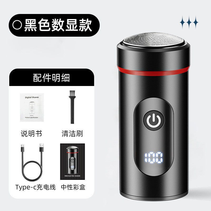 New reciprocating electric shaver - travel-friendly, compact, portable mini razor - electric, washable, home beard trimmer