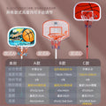 Kids' basketball hoop set - indoor home use, adjustable height, portable basketball stand toy for boys, perfect for toddlers, preschoolers, and kindergarteners