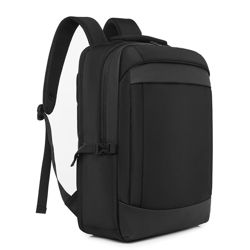 Business backpack USB interface 15-inch computer backpack large capacity wear-resistant waterproof student backpack can print logo