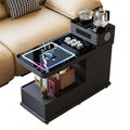 Movable sofa side table, smart water boiling and tea making, with wireless charging, bluetooth audio, all solid wood side table, enlarged water bucket
