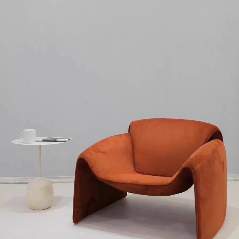 Italian normcore designer casual home single sofa chair scandinavian living room study special shaped creative m crab chair