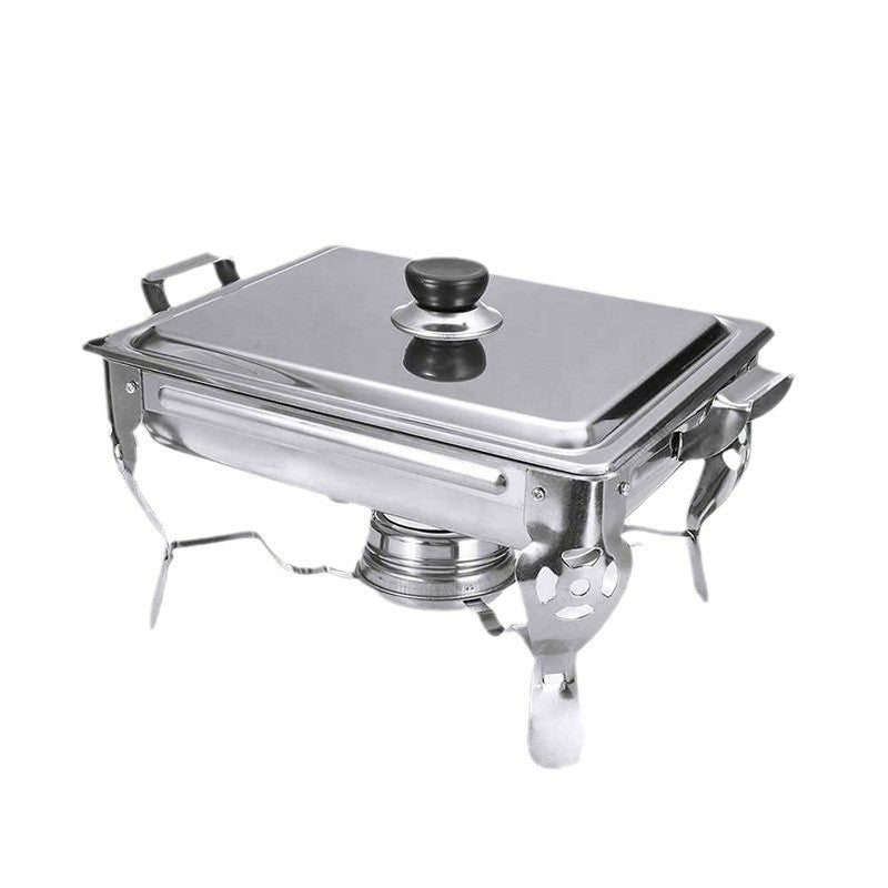 Manufacturer stainless steel dining stove detachable buffet stove grilled fish plate hotel restaurant food heating alcohol stove cross-border