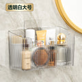 Bathroom toothbrush toothpaste comb storage rack - no drilling required - sink countertop washbasin toilet waste towel storage box