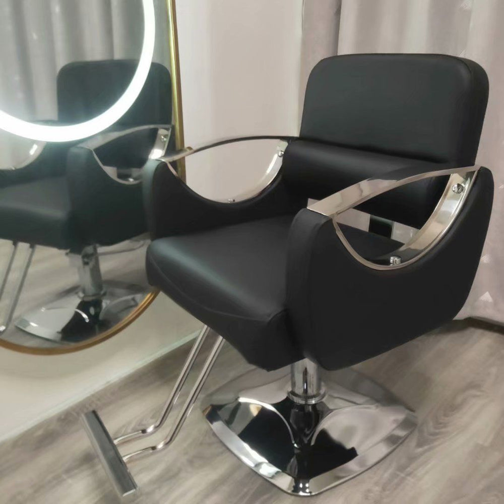 Barber shop chair can be reclined and lifted classypopular hairdressing chair hair salon special shaving lounge chair barber chair