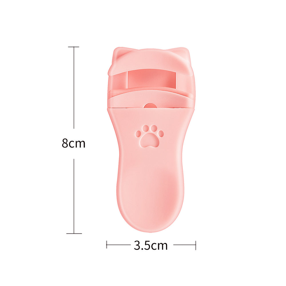 Snow belle eyelash curler cat claw wide angle frameless long-lasting hair-styling partial eyelash curling handy gadget sunflower hot style