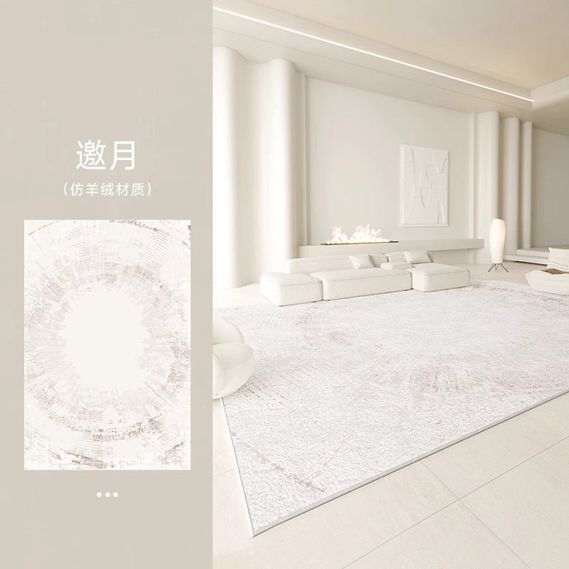Distributed carpet living room  new style wabi-sabi style bedroom thickened short hair accessible luxury high-end imitation cashmere sofa floor mat