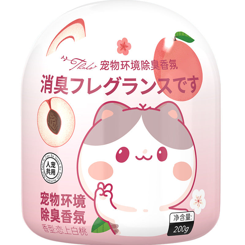 Pet deodorizing aromatherapy cat toilet air freshener solid balm wardrobe deodorant long-lasting fragrance