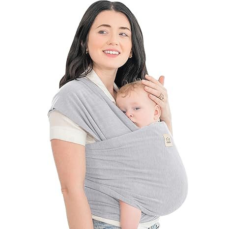 Baby wrap carrier one piece breathable baby lightweight hands-free knitting carrier portable
