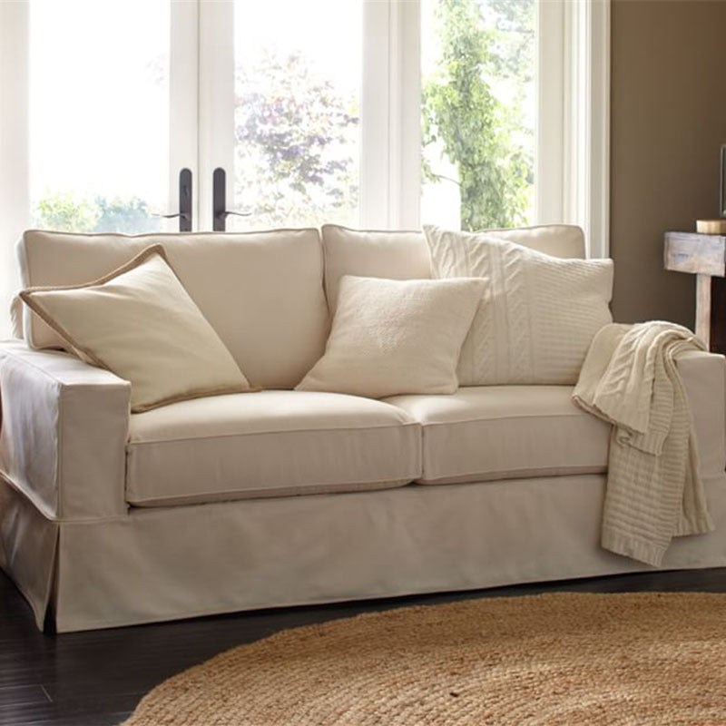 American rural small apartment removable washable fabric sofa Nordic modern simple homestay hotel studio combination furniture