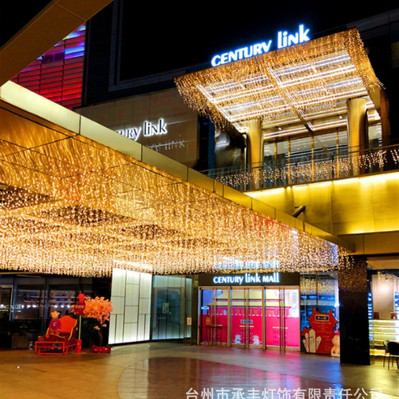 LED ice strip light string waterfall curtain light Gypsy lights outdoor project = lighting ambient light decorative light string light