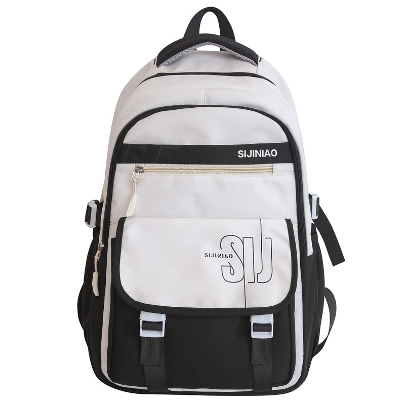 Large-capacity load reduction spine bag for female primary school students, junior high school students, high school students, college students, backpack for women 2023 new models