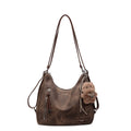 retro large capacity bag women's 2025 autumn/winter new casual shoulder bag crossbody bag fashionable versatile backpack