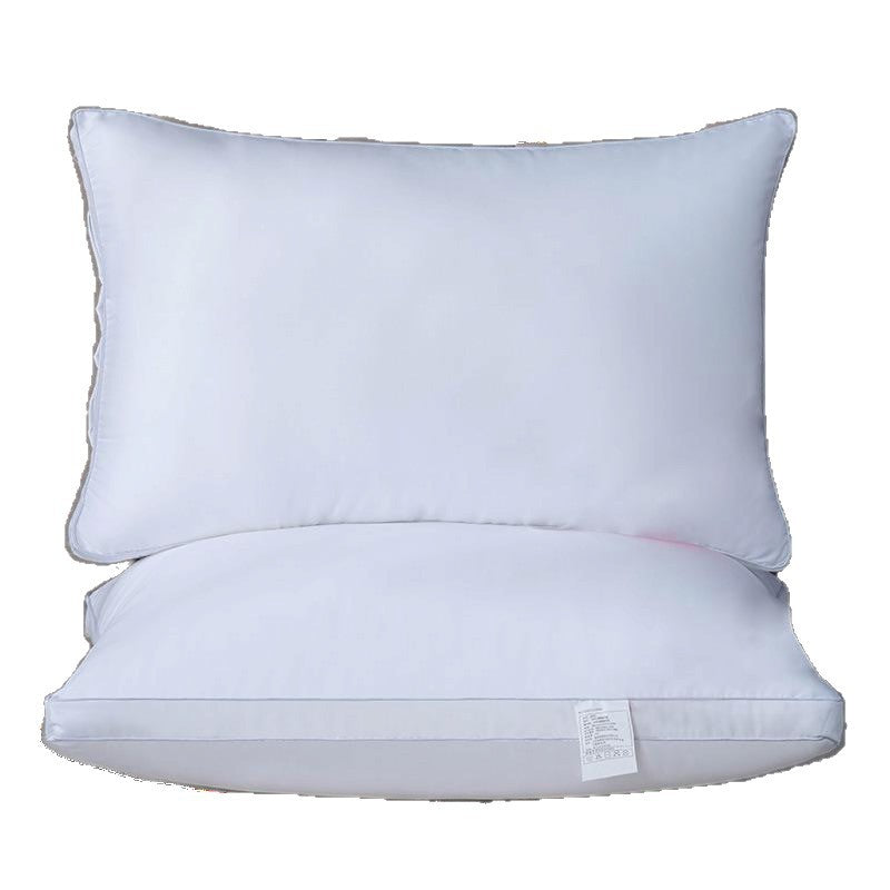 Pillow core pillow hotel pillow core household neck pillow hilton style feather velvet dormitory dropshipping factory