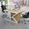 Minimalist modern office furniture 2/6/4 person partitioned workstation employee computer desk and chair set