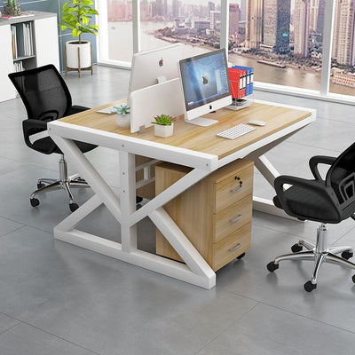 Minimalist modern office furniture 2/6/4 person partitioned workstation employee computer desk and chair set