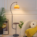 American retro floor lamp - bedside lamp for bedroom, decorative accent for living room sofa, multifunctional standing floor lamp for hotel rooms
