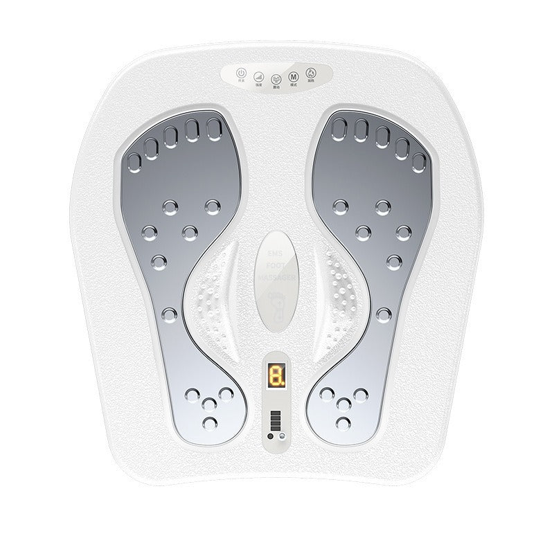 Pulse foot massage machine cross-border foot pad vibration multi-functional leg beauty machine hot compress fully automatic foot bottom massager