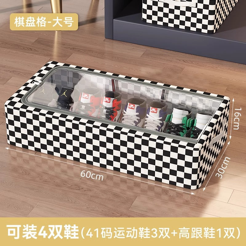 Shoe box, shoe storage, space-saving transparent shoe box, boots, shoe support, bed sole, foldable shoe cabinet, shoe rack.