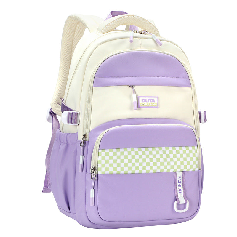 School bag girls primary school school bag new casual versatile commuter backpack fashion lightweight college student travel bag
