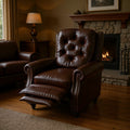 American leather tiger chair small apartment living room single sofa scandinavian pastoral high back casual chair sofa chair