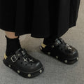 Thick sole heightened toe half slippers women's 2025 new spring lightweight birkenstock slippers outwear crocs women's