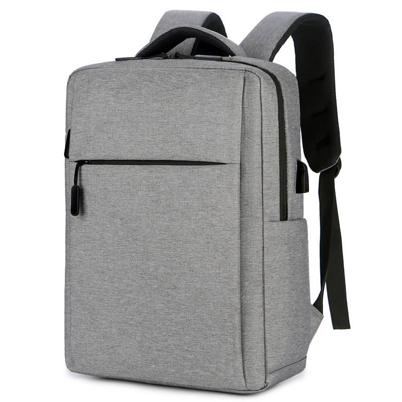 New business backpack men's multi-functional backpack simple large-capacity backpack computer bag schoolbag plus logo bag