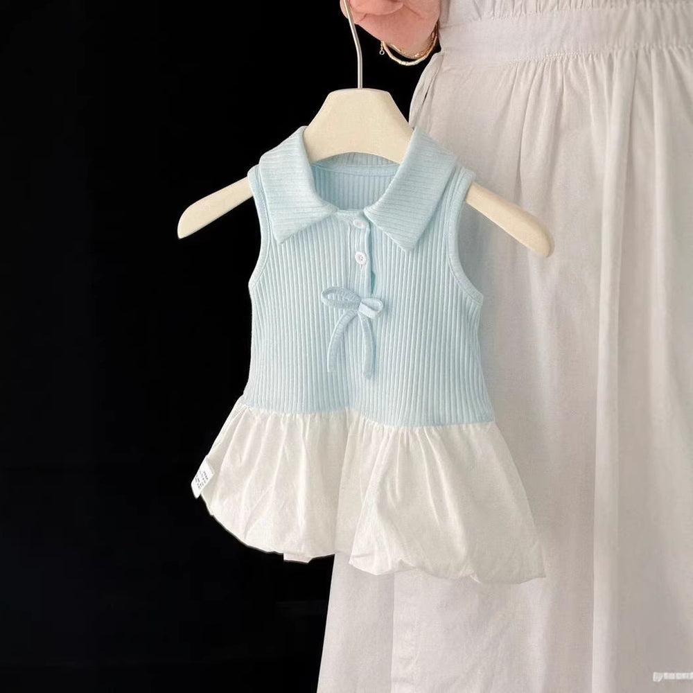 Korean style versatile little girl spring dress - baby spring/summer gentle, whitening, cute, sweet, stylish, and easy to match