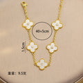 X8282 gold white shell bracelet