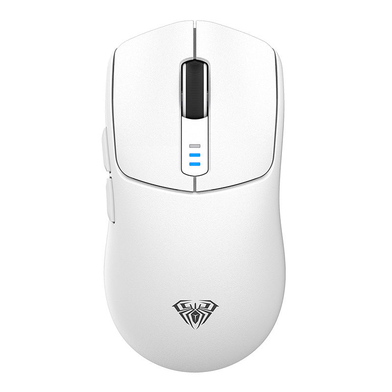 Wolf spider sc580 wireless mouse - bluetooth rechargeable tri-mode gaming mouse with macro programming and 6 adjustable dpi levels