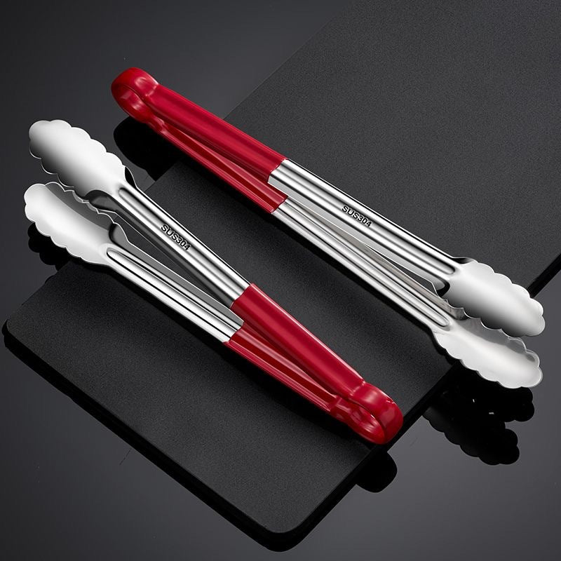304 stainless steel kitchen food clip thickened barbecue fish clip steak clip restaurant commercial bread clip