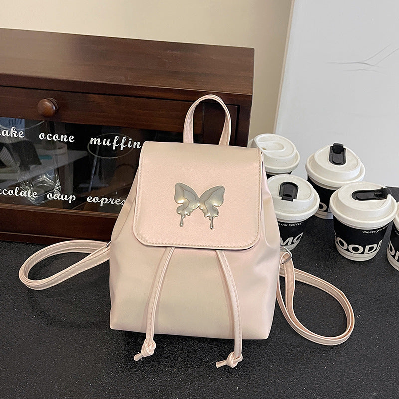 Butterfly backpack women's 2025 new fashion simple women's backpack lightweight shoulder bag fashion casual double back