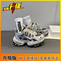 Dad shoes silver powder  spring summer high-looking new arrival breathable trendy sports shoes soft bottom western style running shoes trendy