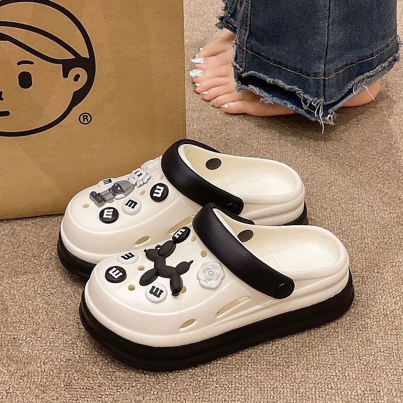 2025 baotou sandals women's hot style clogs outwear non-slip home soft beach new arrivalcouple sandals
