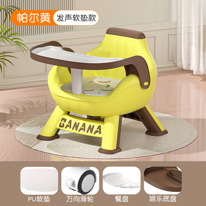 Baby dining chair kids stool baby chair for home small bench backrest seat low chair dining table chair
